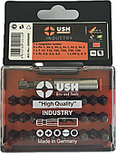 Набір насадок викруткових Industry USH: 1/4" з магнітним тримачем, PH, PZ, SL, Tx, HEX, 31 ел
