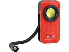 Ліхтар діодний з гнучкою лампою 3 в 1 акумул. YATO Li-Po 3.7 В, 800 мАГод, 600 Lm, 4 режими [24]