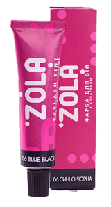 Фарба для вій з колагеном Zola Eyelash Tint With Collagen 06 синяво-чорна, 15 мл