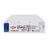 Акумулятор LP LiFePO4 51.2V - 100 Ah (5120Wh) (BMS JK 100A/50А) RM RS485/CAN WH, фото 7