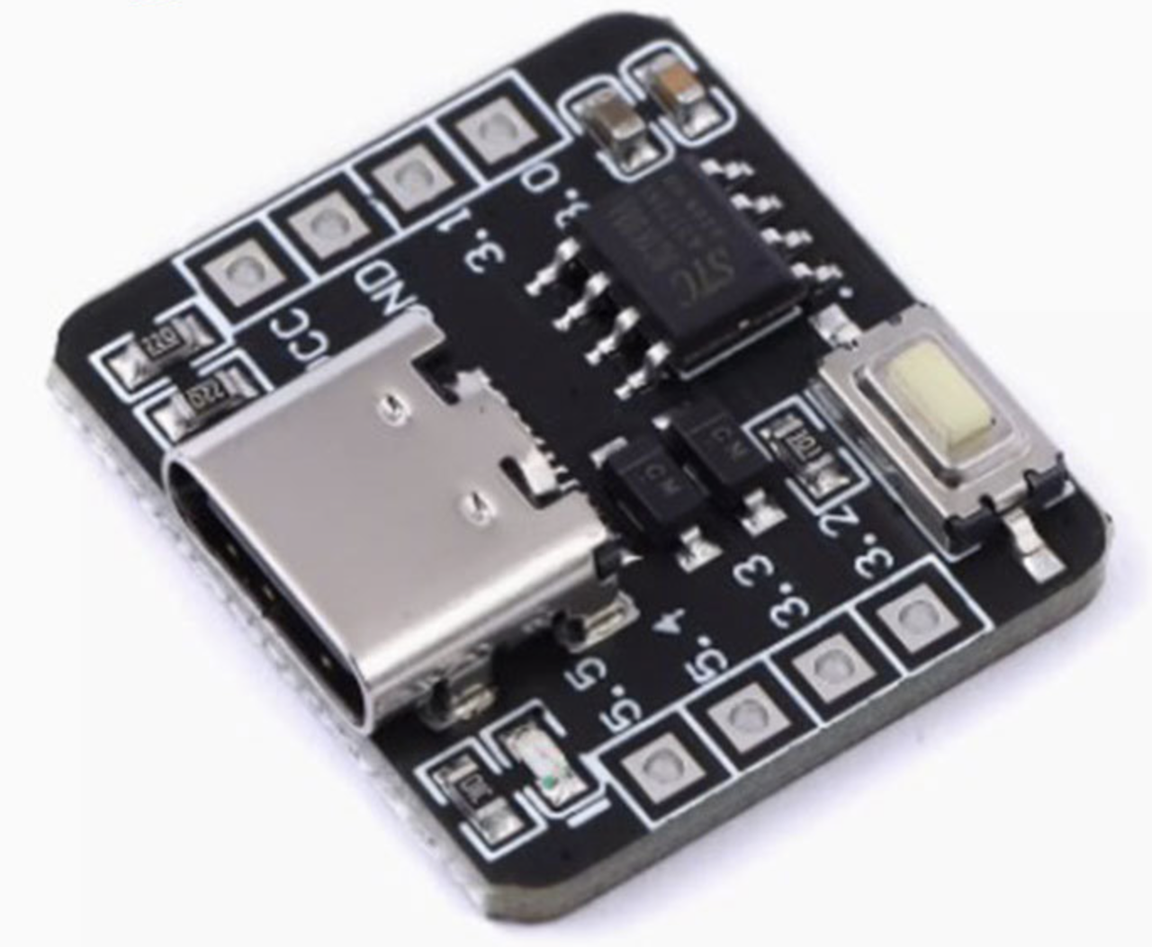 Модуль STC8G1K08A 8051, 8-bit, 8Кb Flash, 512b EEPROM, UART, SPI, I2C, ADC