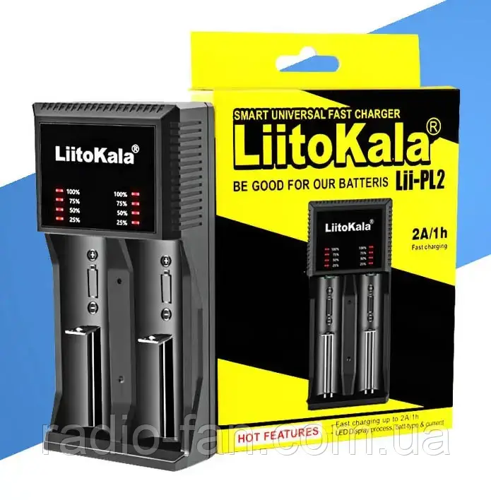 Зарядний пристрій для акумуляторів LiitoKala Lii-PL2
