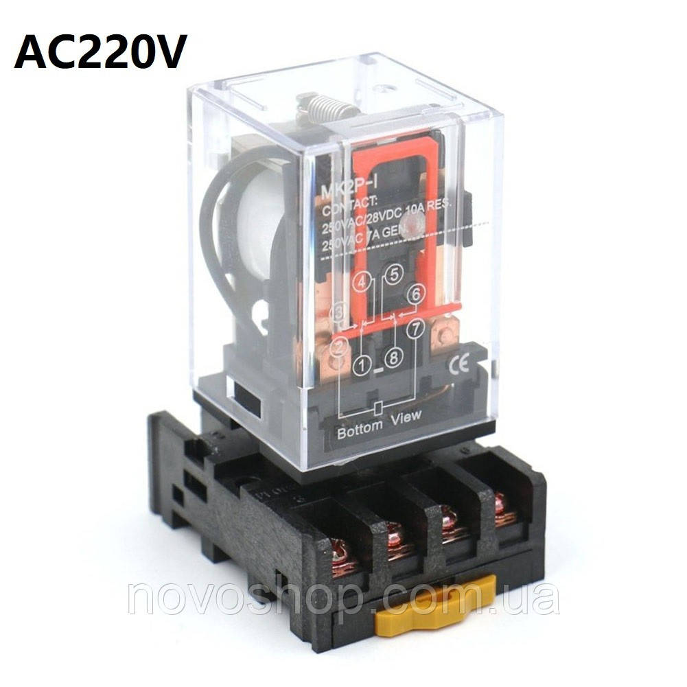 Силове реле MK2P-I U-universal Relay 10A 250V 8 Pin