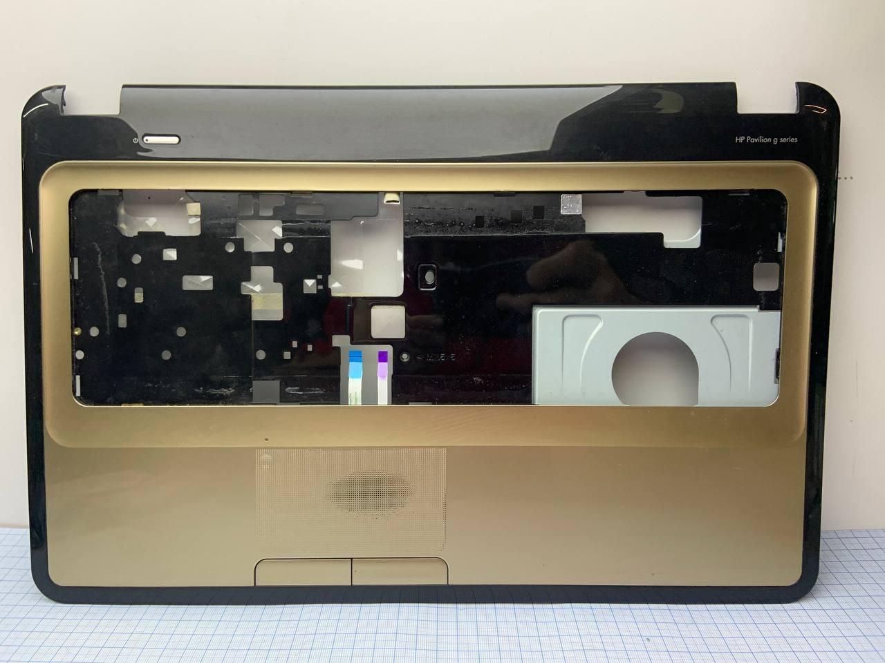 HP Pavilion G7-1000 Корпус C (топкейс, середня частина) (646557-001) Золотий 3,5В б/у #, фото 1