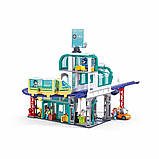 Конструктор SLUBAN M38-B1263 Центральний залізничний вокзал Метрополісу 605 деталей 7 фігурок, фото 4