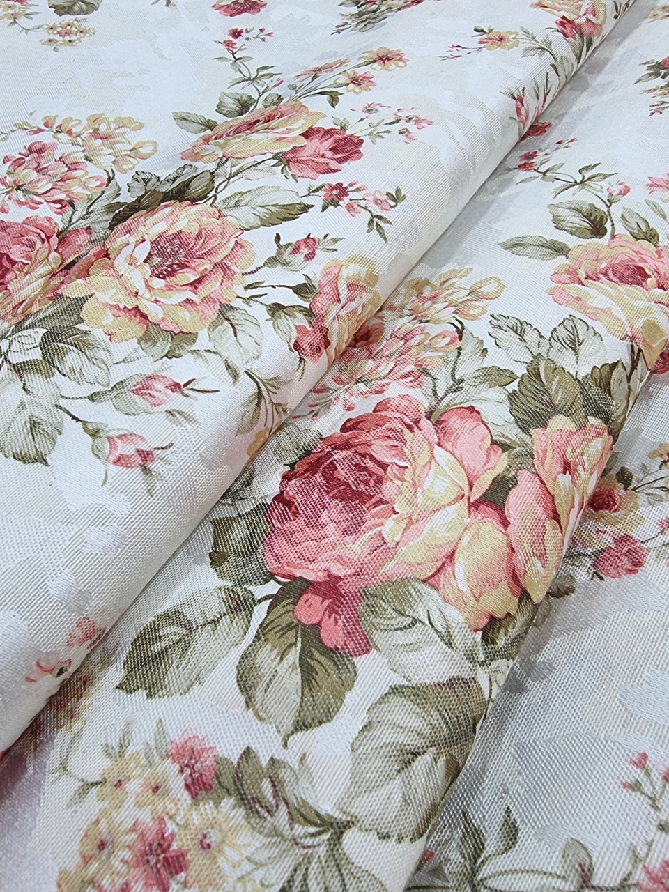 Готовий комплект штор "Троянди Бургунді", 2шт 150х270см