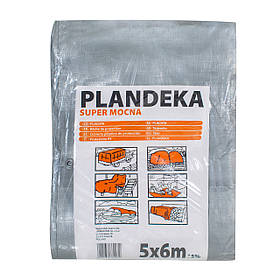 Тент 160 г/м2 5мх6м поліпропіленовий "PLANDEKA" тент садовий