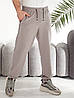 Чоловічі штани джогери Світло-бежевий, фото 8