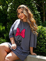 Сукня-футболка OVERSIZE Розміри: 50-54, 54-58, фото 6