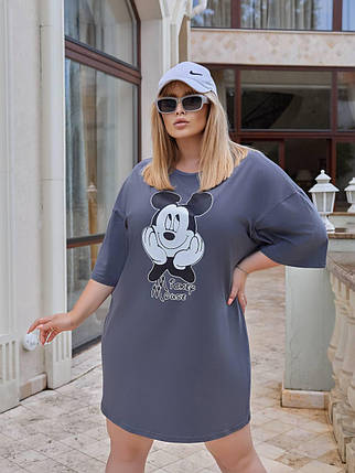 Сукня-футболка OVERSIZE Розміри: 50-54, 54-58, фото 1