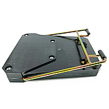 Навісний транець для човна Колібрі, без кріплення (колір чорний), фото 3