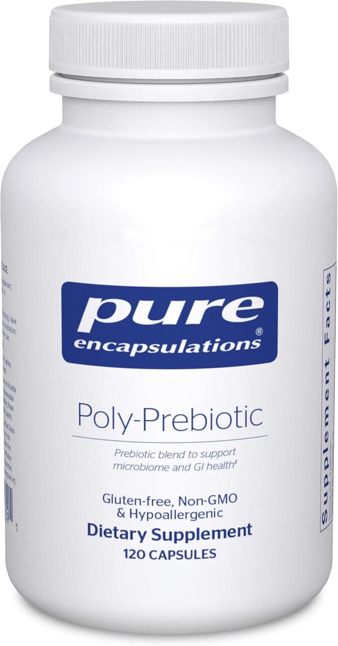 Pure Encapsulations Poly-Prebiotic / Пребіотики та поліфеноли для підтримки ШКТ 120 капсул