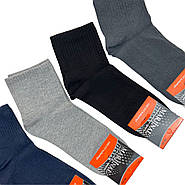 Чоловічі бавовняні середні шкарпетки зі спортивною резинкою Marjinal Туреччина, фото 2