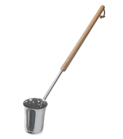 Черпак с длинной ручкой 300 мл для сауны бани.