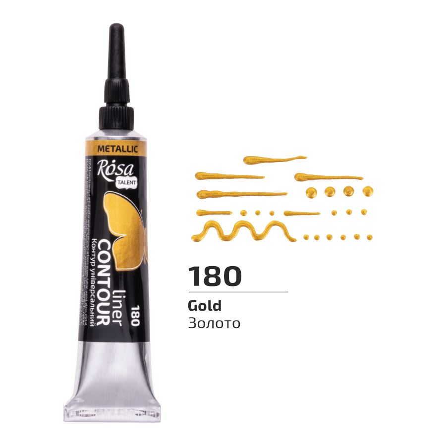 Контур універсальний золото 20 мл Rosa Talent, фото 1