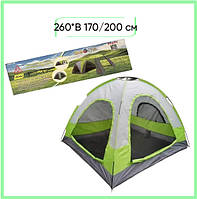 Палатки 4х місцеві з навісом Легкі намети + тамбур і москітна сітка (намет для риболовлі)