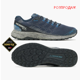 Кросівки чоловічі трекінгові MERRELL Fly Strike Gore-Tex 43/27 см Navy/Marine (J067373-43)