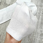 Чоловічі безшовні середні шкарпетки сітка білі Marjinal Туреччина, фото 3