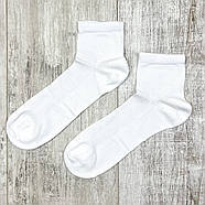 Чоловічі безшовні середні шкарпетки сітка білі Marjinal Туреччина, фото 2