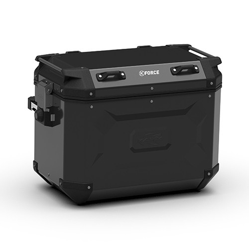Кофри бокові Kappa Cam Side Monokey K'force правий 37 літра лівий 48 літра алюмінієві чорні (2 штуки)