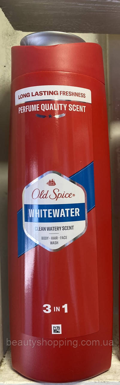 Шампунь гель для душу 3 в 1 Old Spice Whitewater 400 мл