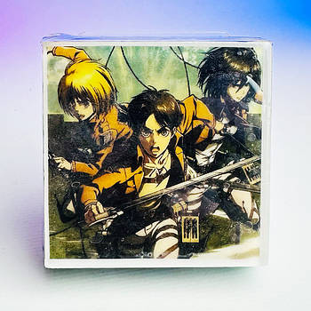 Мило парфумоване Attack on Titan (Eren Mikassa And Armin) 90 світло-зелений зелений чай