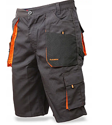 Шорти з карманами,захисні бриджі робочі,чоловічі,літні шорти,чоловіча роба,уніформа Польща CLASSIC