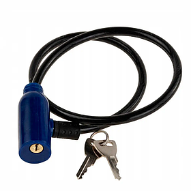 Замок велосипедний на ключі VeloLock Newt NE-V-005-B чорний, Toyman