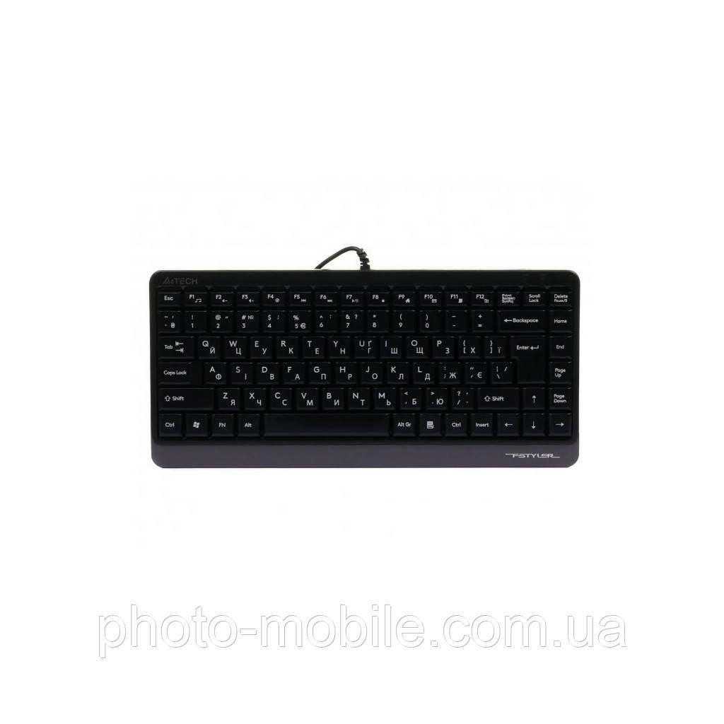 Клавіатура A4tech FK11 Fstyler Compact Size USB Black/Grey