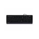 Клавіатура A4tech FK10 Black/Grey, фото 3