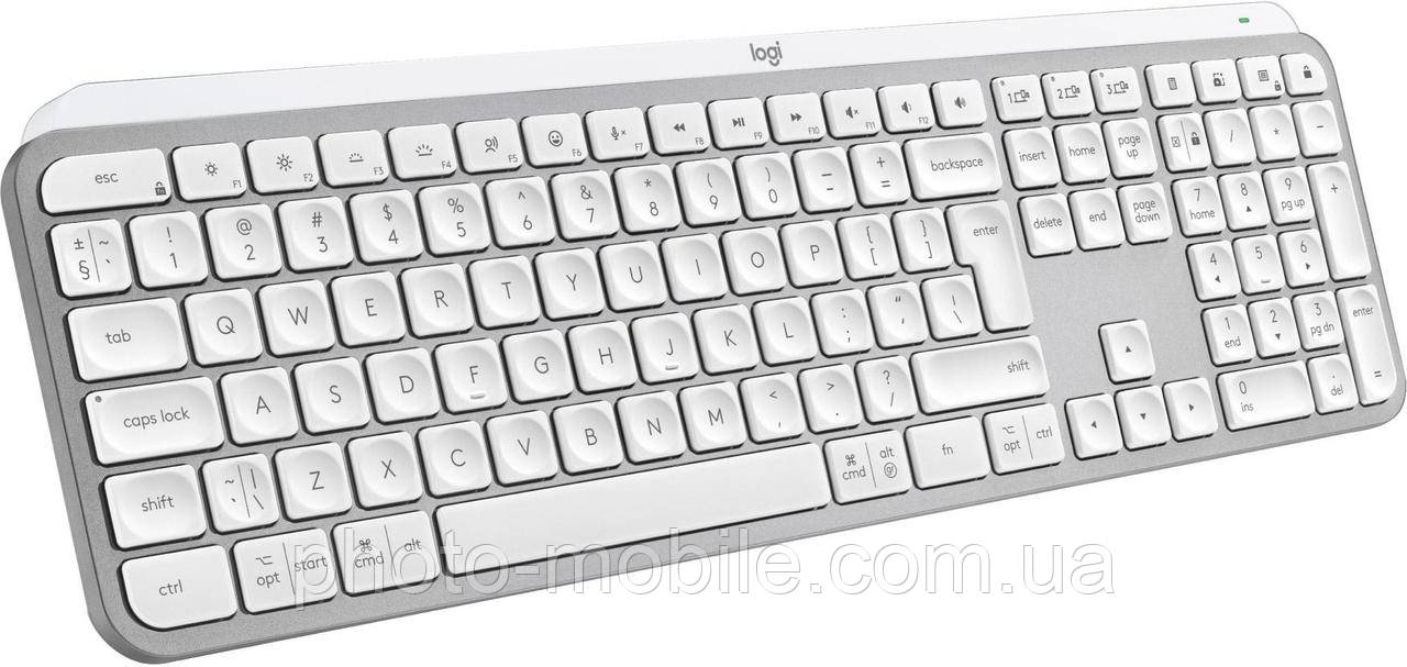 Клавіатура бездротова Logitech MX Keys S Pale Grey