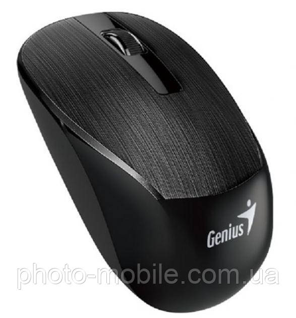 Комп'ютерна миша Genius NX-7015, USB 2.4 GHz, оптична (сенсор BlueEye), бездротова, 1200 dpi, 3 кнопки, 1xAA, Black