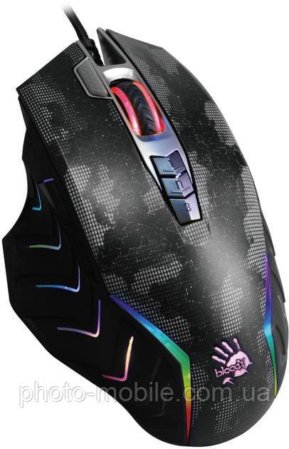 Ігрова миша A4tech Bloody J95s Max Satellite, RGB-підсвічування, Black/Grey