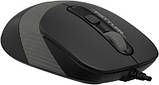 Комп'ютерна миша A4tech Fstyler FM10S 1600dpi, USB, безшумна, Black/Grey, фото 5
