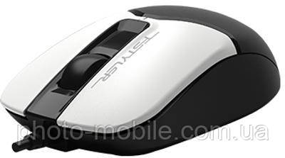 Комп'ютерна миша A4tech Fstyler FM12, USB, оптична, 1200dpi Black/White