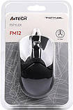 Комп'ютерна миша A4tech Fstyler FM12, Black, USB, оптична, 1000 dpi, 3 кнопки, 1.5 м, фото 8