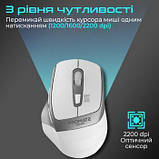 Комп'ютерна миша Promate Samit Wireless, бездротова, White/Silver, фото 3