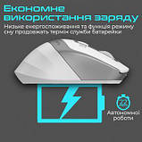 Комп'ютерна миша Promate Samit Wireless, бездротова, White/Silver, фото 4