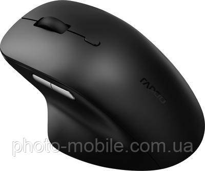 Комп'ютерна миша Rapoo M50 plus silent wireless, бездротова, 2.4GHz / USB, 3200 dpi, 1 AA батарейка, кнопки 4шт. Black