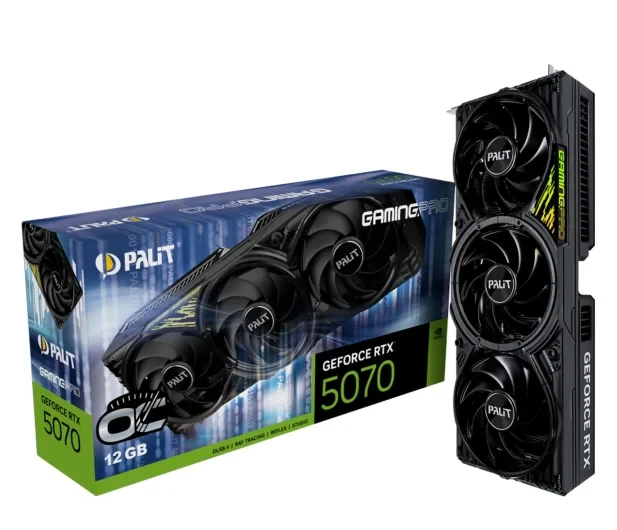 Відеокарта Palit GeForce RTX 5070 GamingPro OC 12GB GDDR7 DLSS4