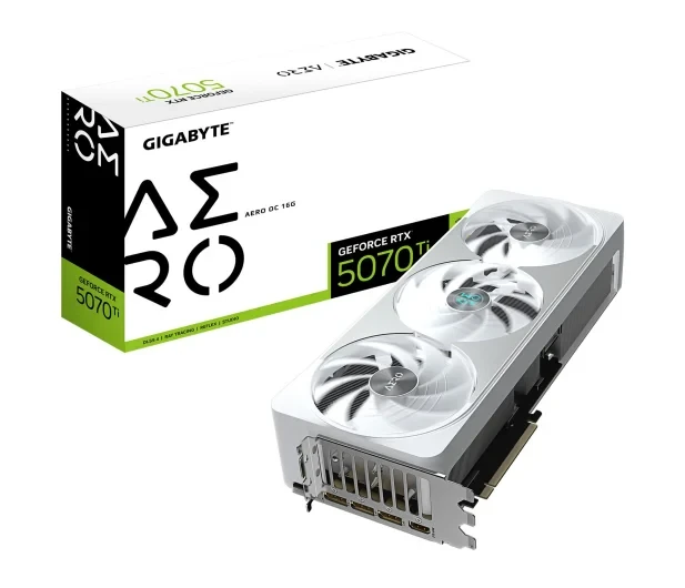 Відеокарта Gigabyte GeForce RTX 5070 Ti Aero OC 16GB GDDR7 DLSS4