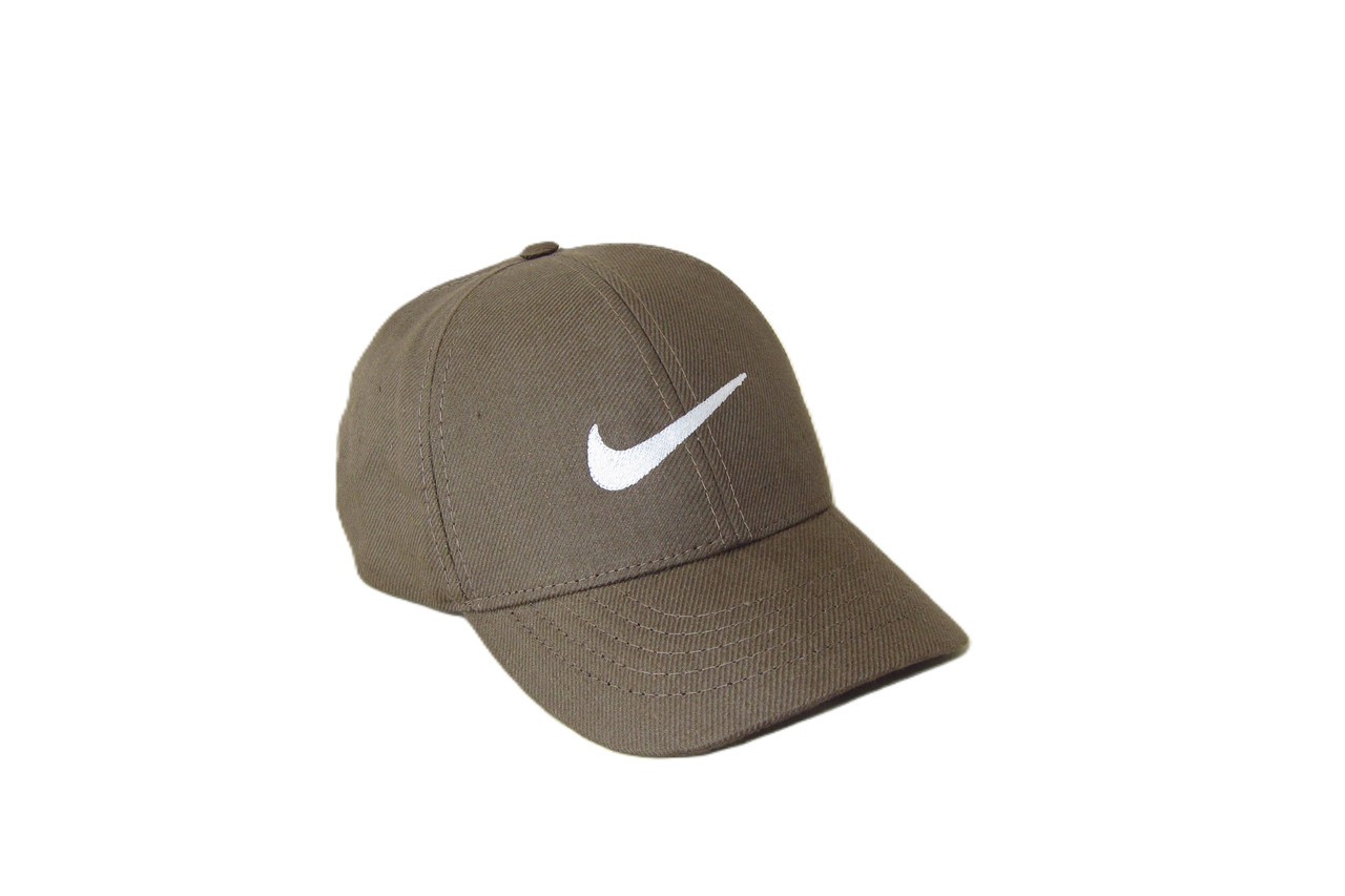 Кепка бейсболка літня хакі з вишивкою NIKE  00768