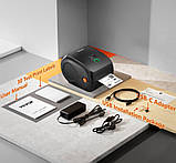 Термопринтер етикеток VEVOR 4x6 300DPI USB/Bluetooth для Amazon eBay Etsy UPS DOB, фото 4