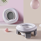 Дитячий дорожній горщик, складаний та портативний - ідеально підходить для подорожей, поїздок та щоденного використання!, фото 6