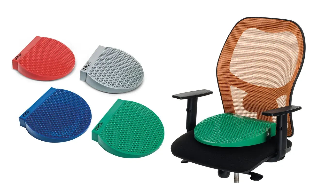 Надувна подушка для сидіння Ledragomma FitSit Масажна подушка балансувальна Ø 38 см Червоний, фото 1