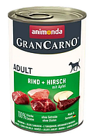 Animonda Gran Carno консерва для собак 400 г (яловичина та оленина)