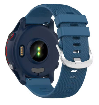 Ремінець для Garmin Forerunner 255S/Venu 2S/Venu 3S/Vivoactive 4S (синій), фото 1