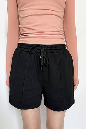 Шорти спортивні жіночі бавовняні Флексі Apmi чорний