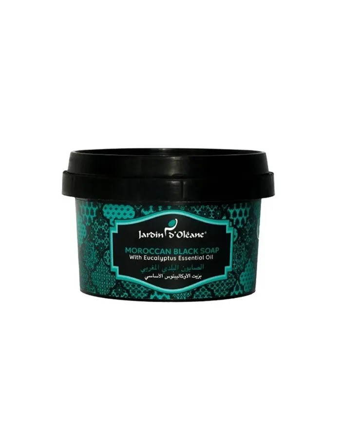 Мило Бельді з евкаліптом Jardin d’Oleane Moroccan Black Soap with Eucalyptus Essential Oil 250 грам