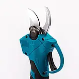 Безщітковий акумуляторний секатор із прогумованою ручкою Makita 36V з 2 акб 2 Ah у кейсі, фото 3